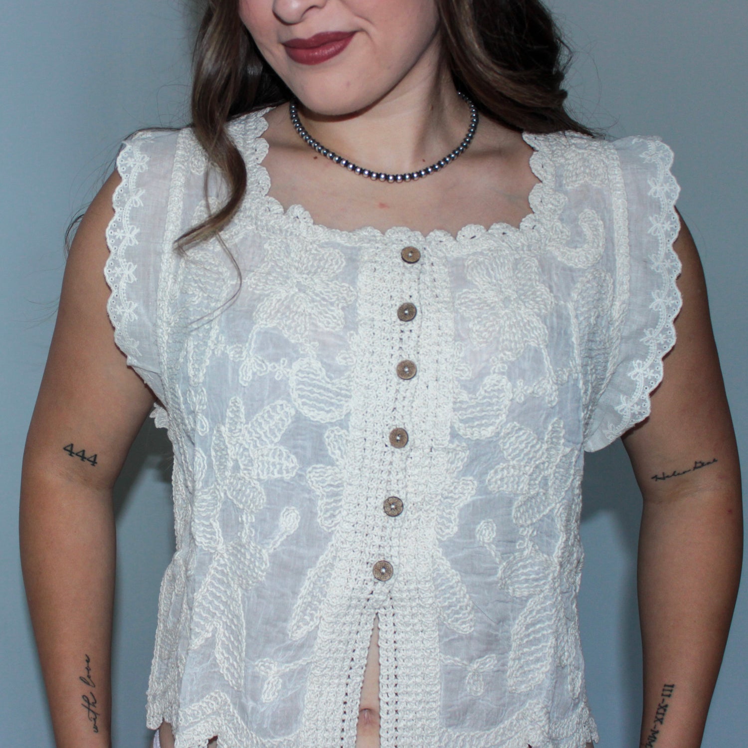 Desert Lace Crochet Top