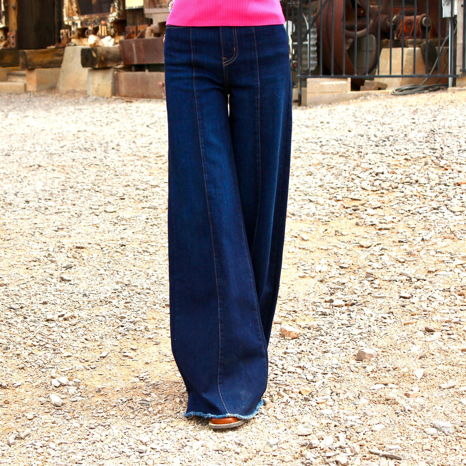 Front Seam Denim *Dark Wash