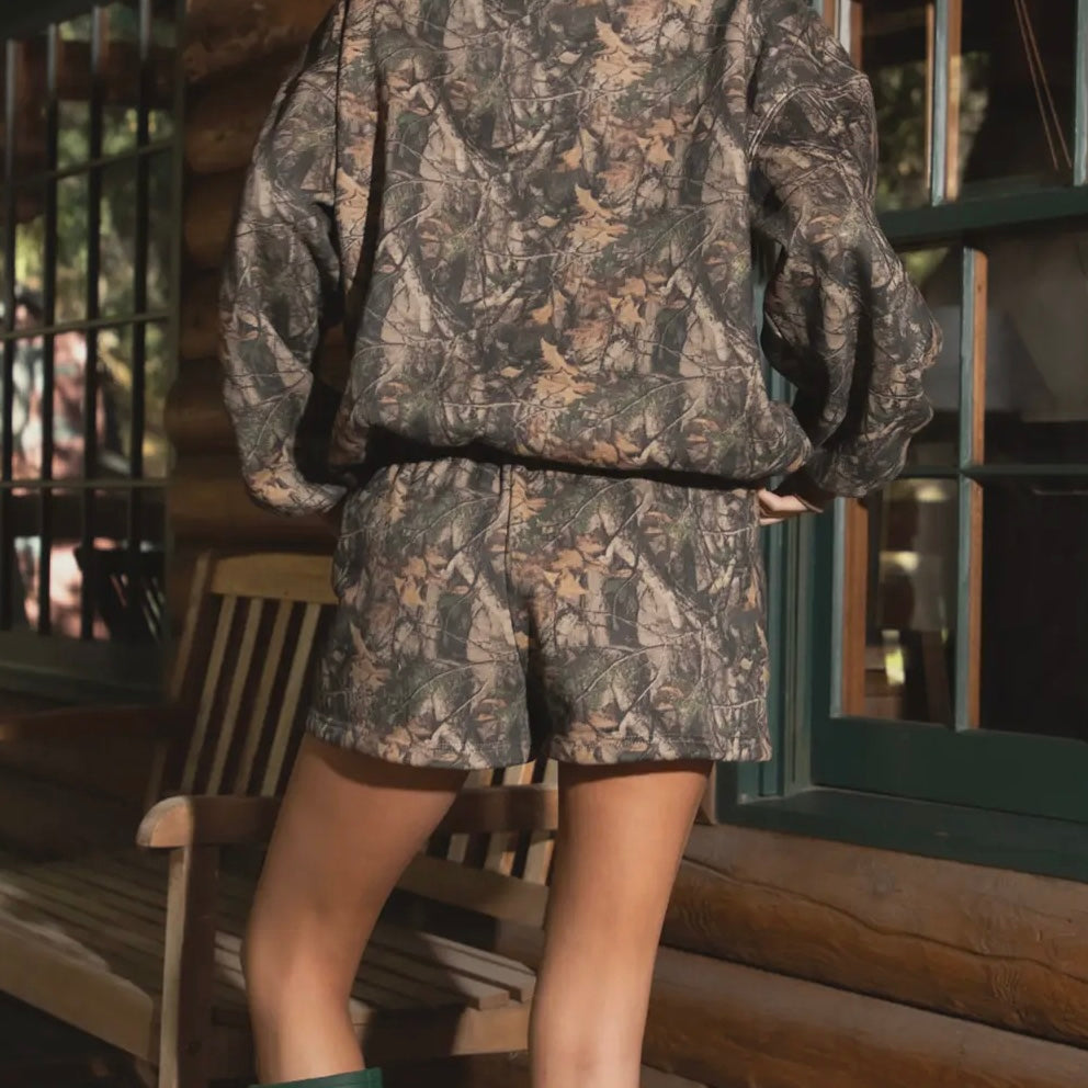 Camo Sweat Shorts