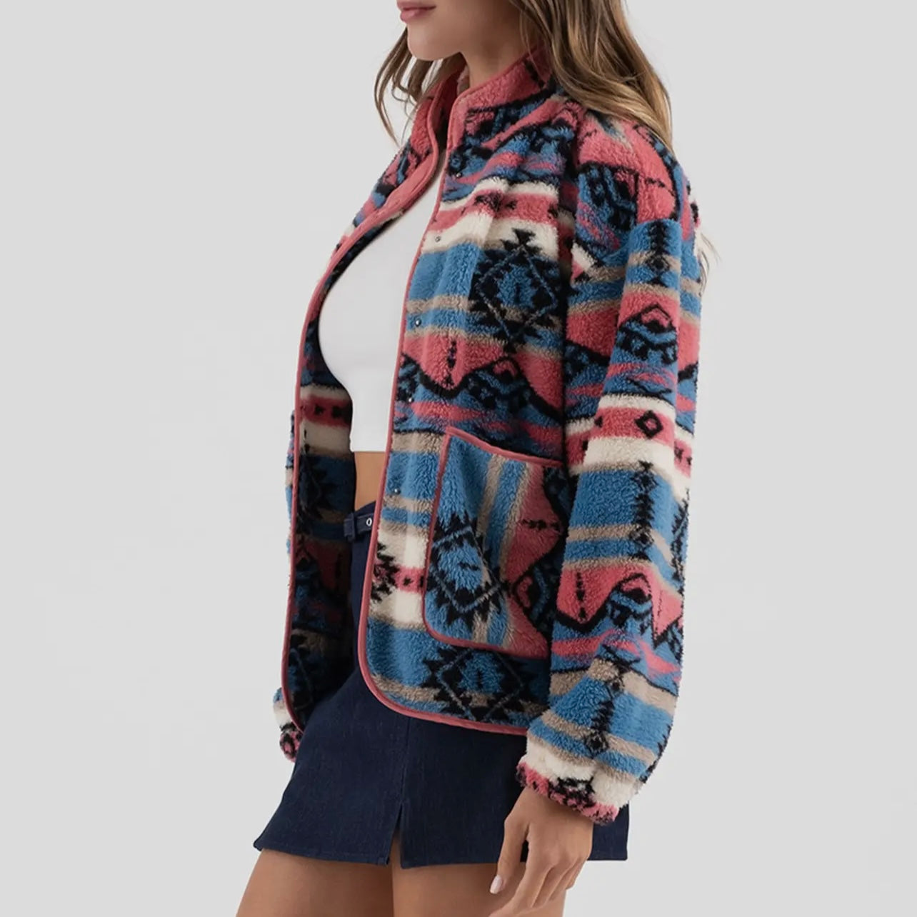 Multicolor Aztec Jacket