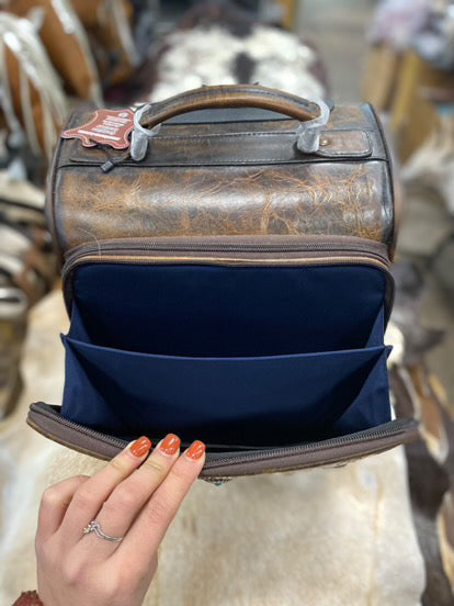 Carry On Cowhide Luggage