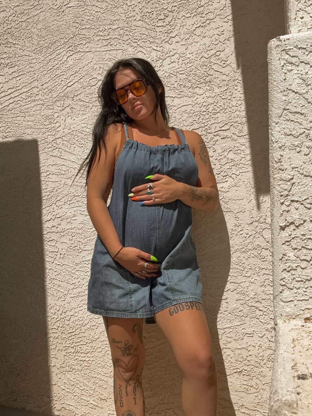 Denim Romper
