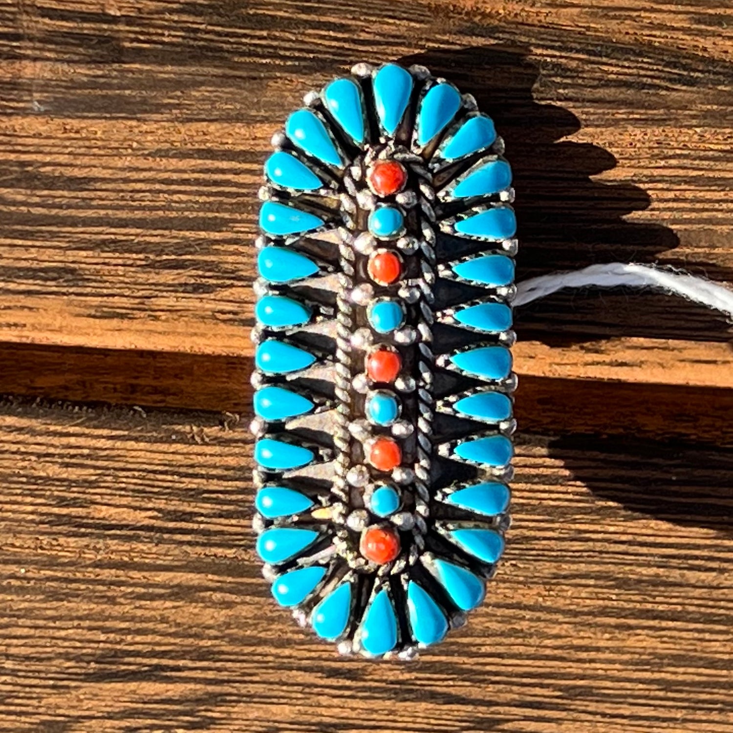 Kingman and Coral Ring