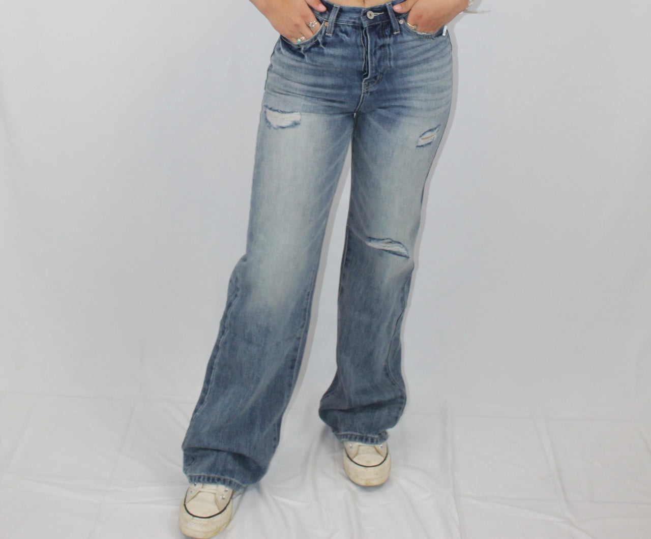 High Rise 90's Flare Jeans
