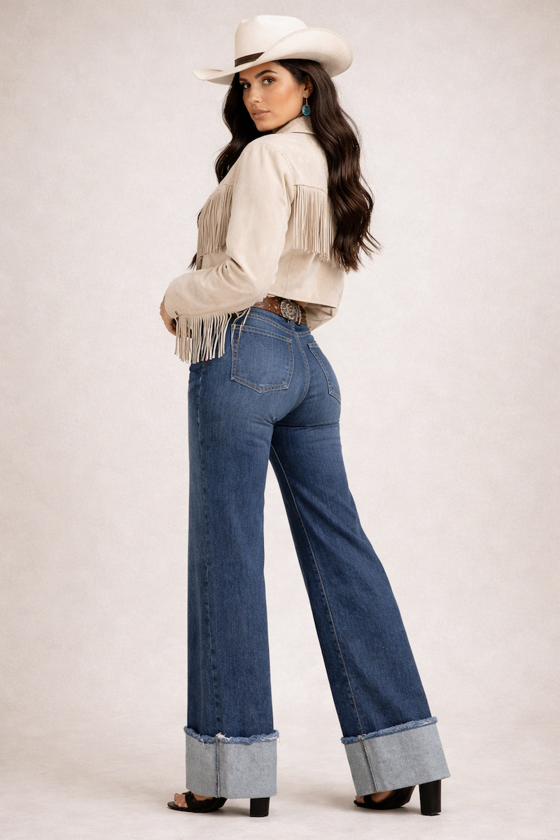 Jolene Cuffed Denim