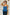 Denim Strapless Peplum Top