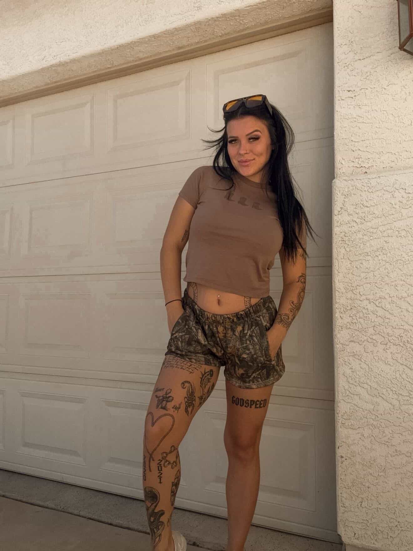 Camo Sweat Shorts
