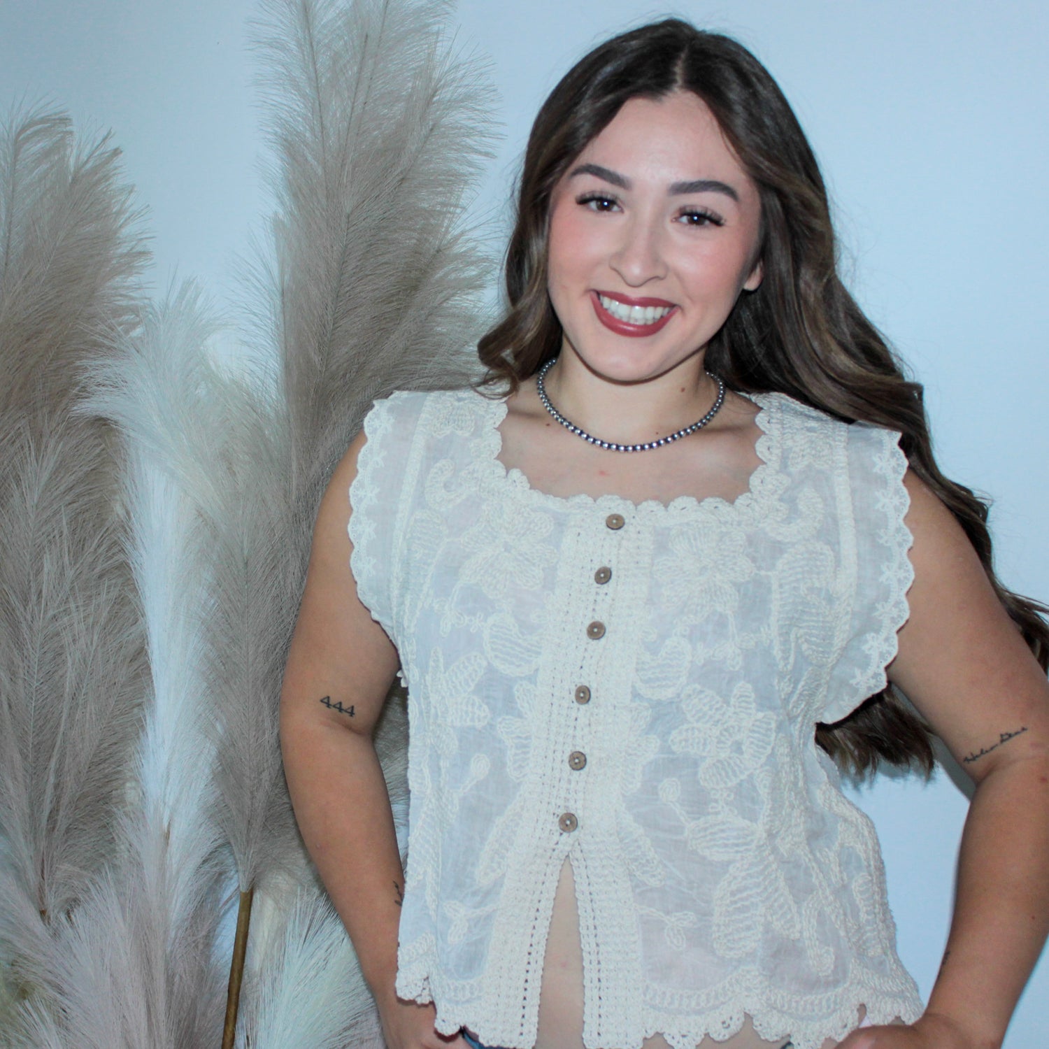 Desert Lace Crochet Top