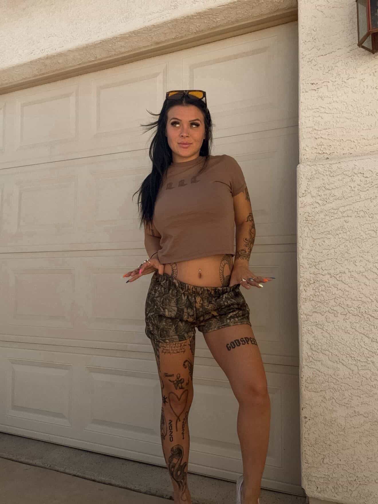 Camo Sweat Shorts