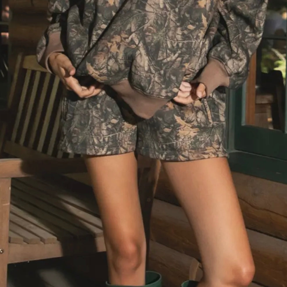 Camo Sweat Shorts