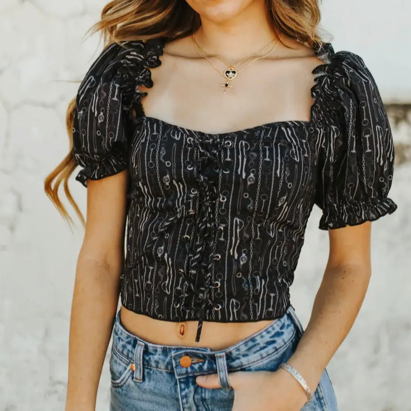 Snaffle Queen Top