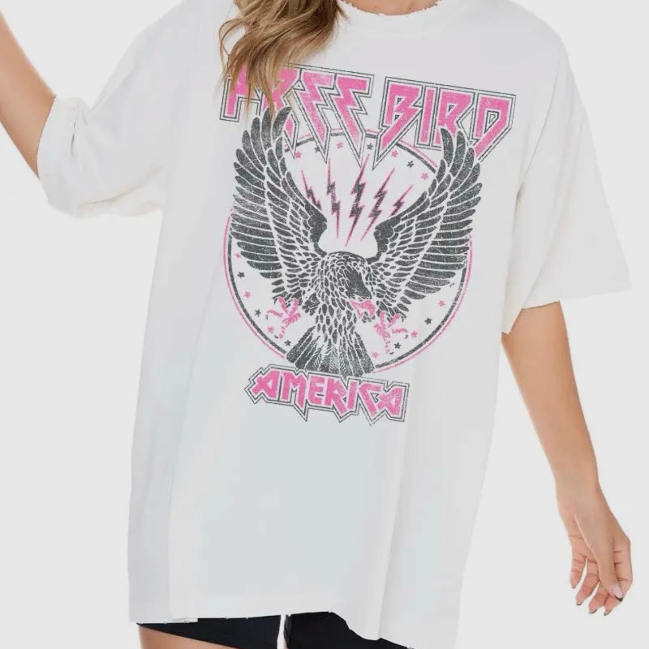 Free Bird Oversized Tee