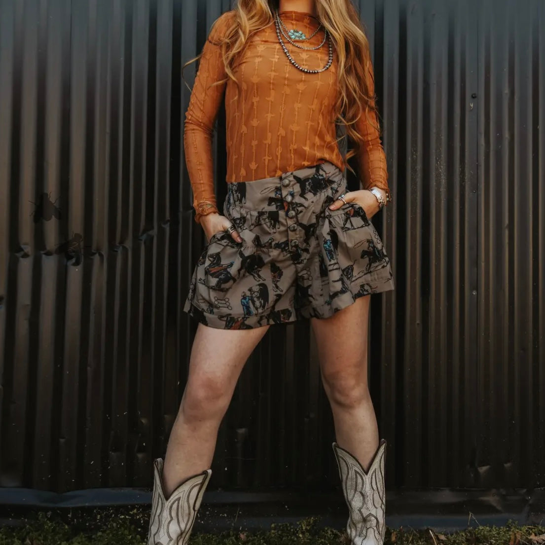 Western Flair Shorts