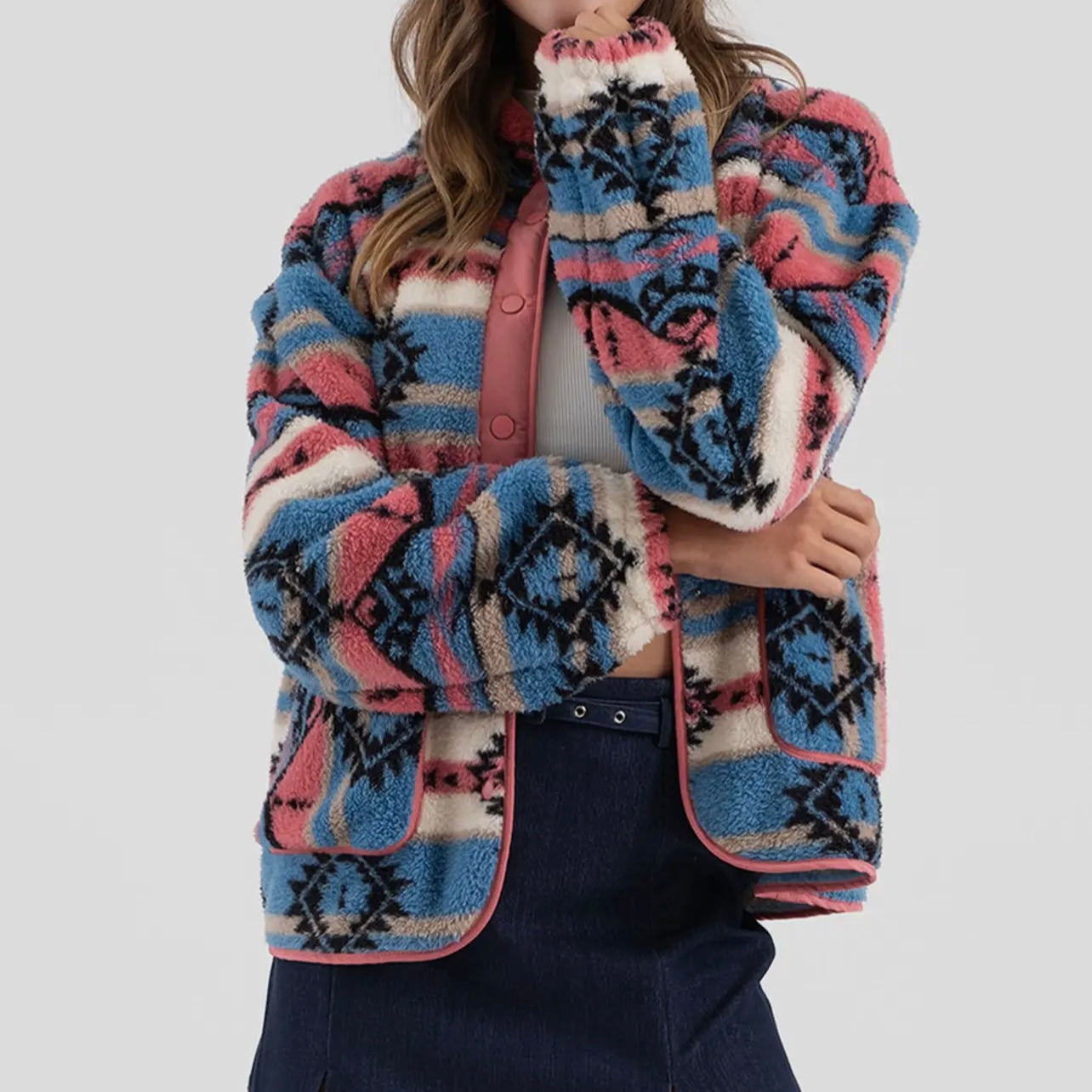 Multicolor Aztec Jacket