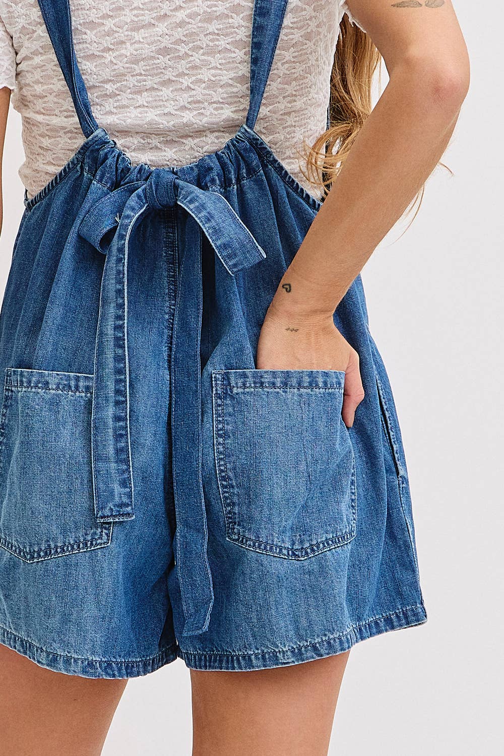 Denim Romper