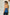 Denim Strapless Peplum Top